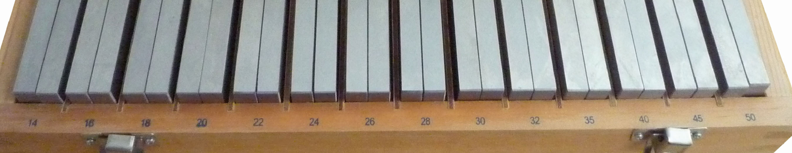 Parallelunterlegesatz aus hocherigem Stahl Parallelunterlegesatz aus hocherigem Stahl