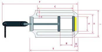 Maschinenschraubstock MSE 125