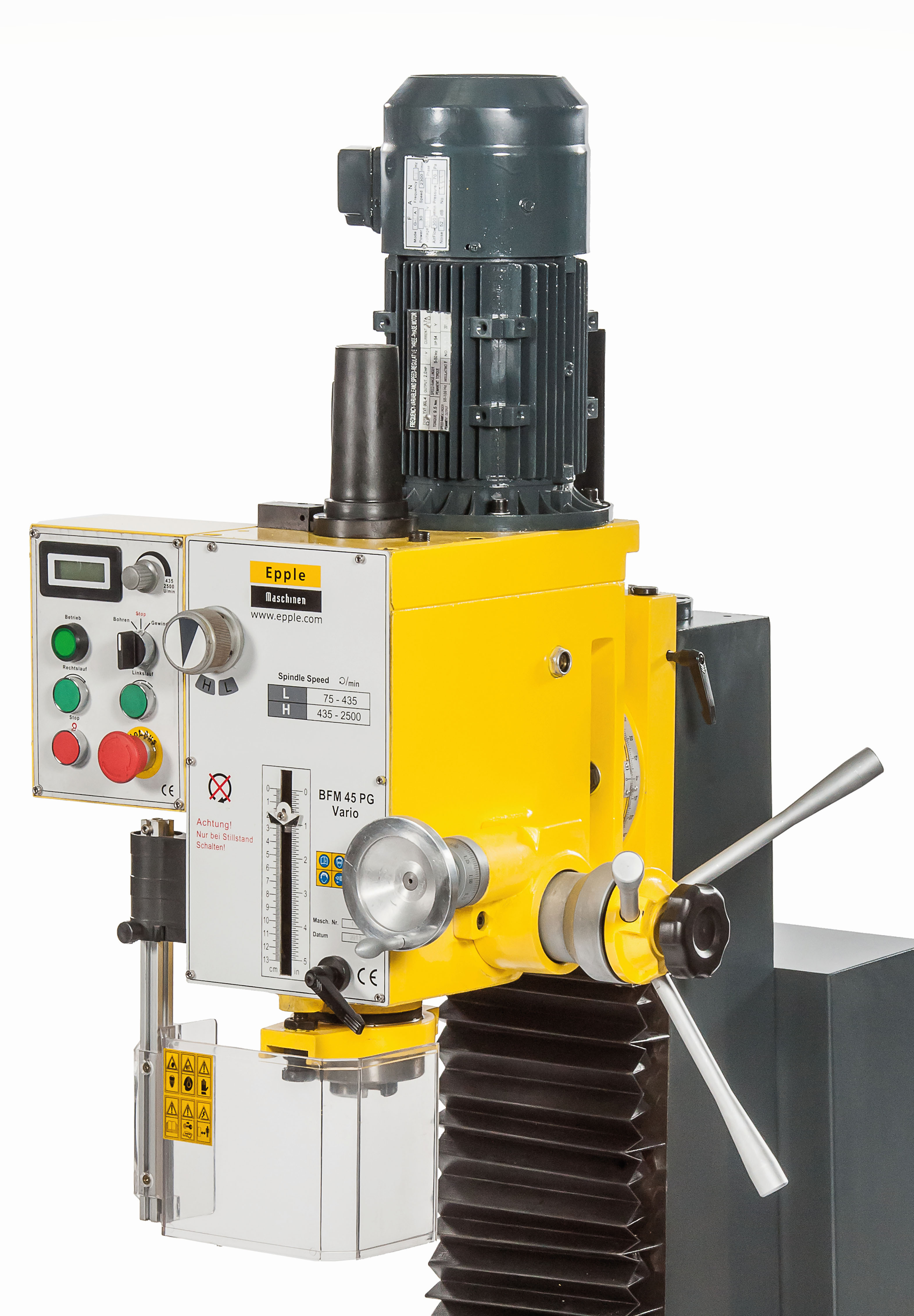 Getriebe-Bohr-Fräsmaschine BFM 45 PG  Vario